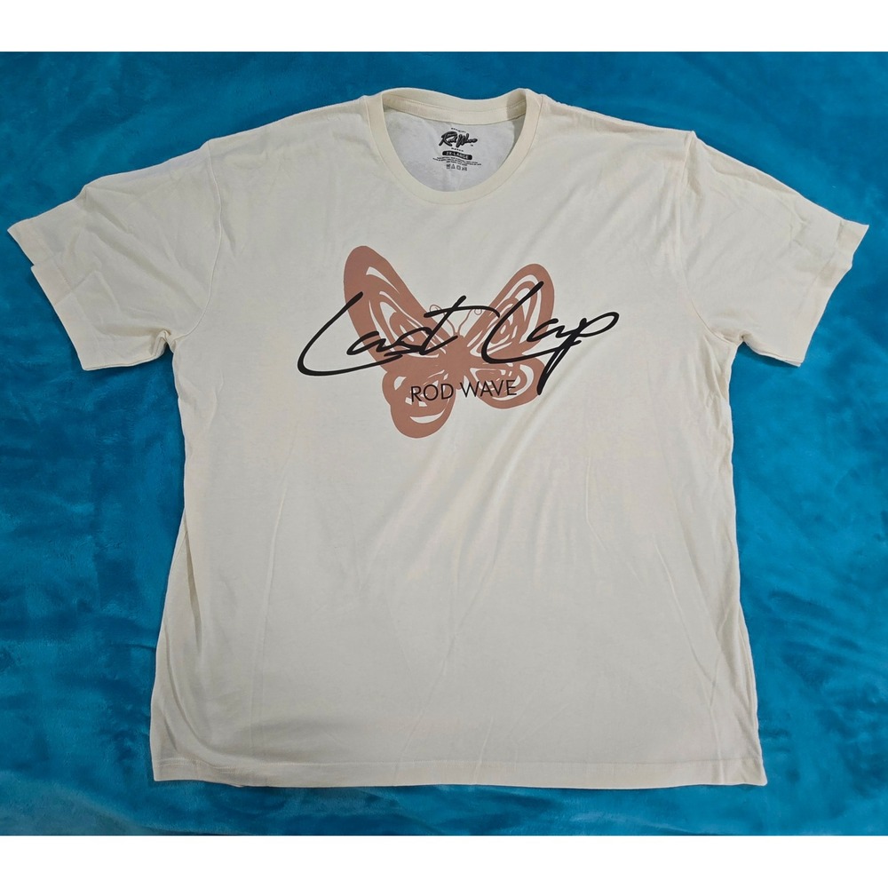 NEW Rod Wave Last Lap 2024 T-shirt Men's Size 2XL